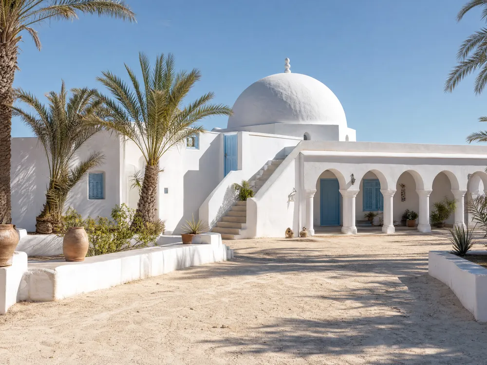 Djerba et palmiers
