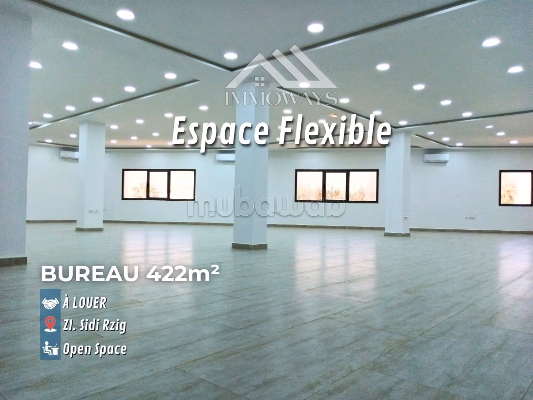 Open space 422 m² à louer à Mégrine Prix attractif