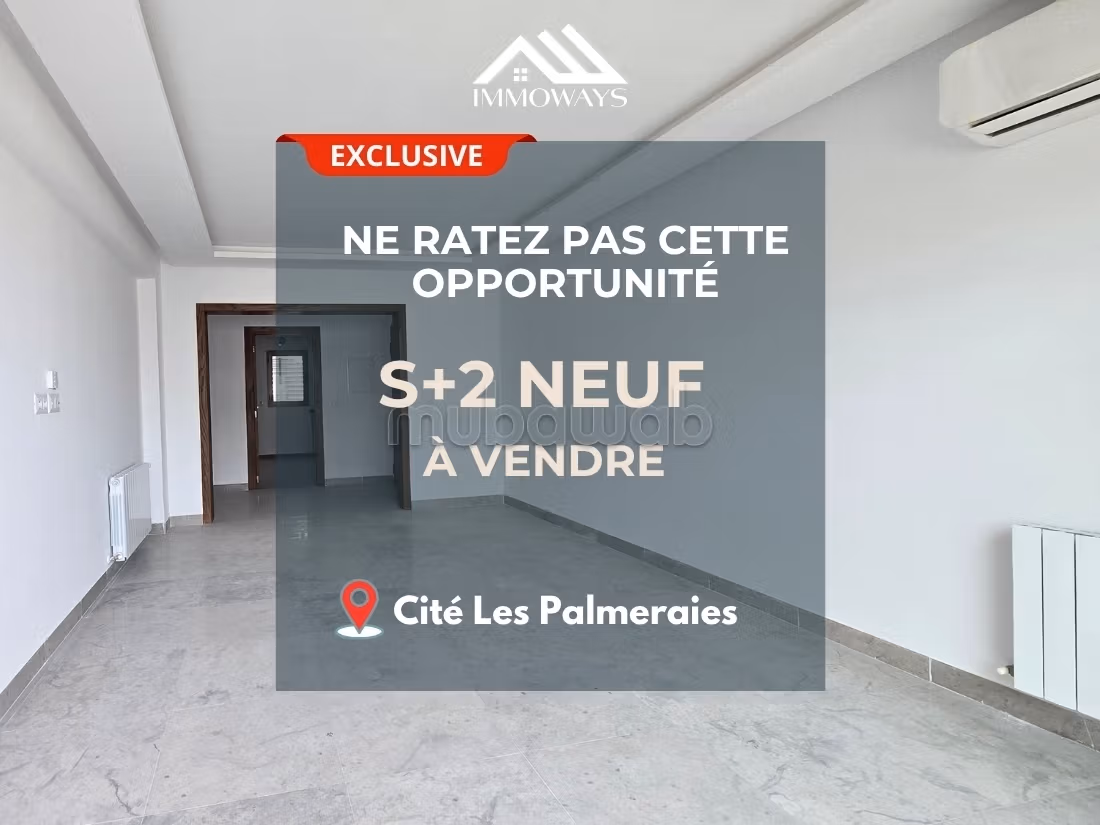 Appartement S2 neuf avec parking à Cité El Wahat
