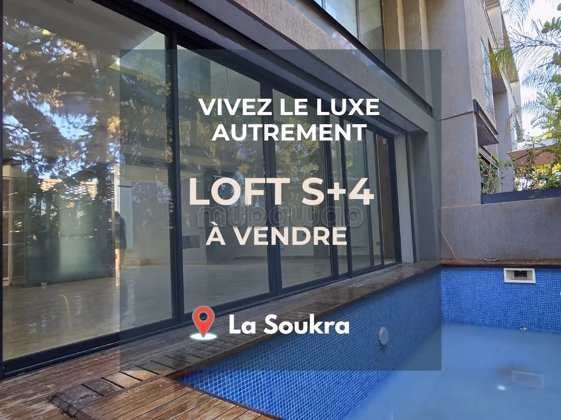 Loft moderne sur 3 niveaux avec piscine